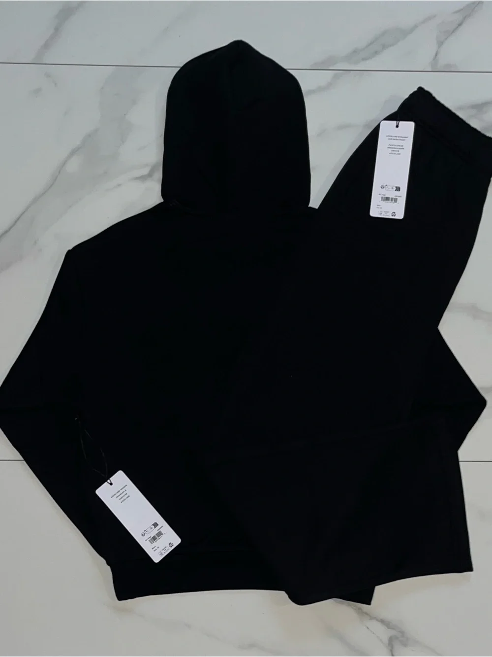 Alo Yoga Accolade Hoodie & Sweatpants Set Black Size XS - Picture 2 of 12